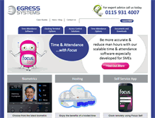 Tablet Screenshot of egress-sys.co.uk